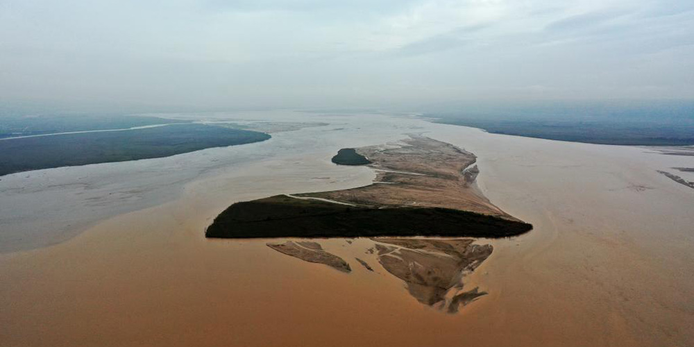 Nível da seção de Heijin do rio Fenhe começa a baixar