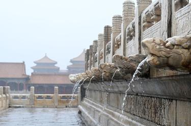 故宮600年排水系統抵禦暴雨襲擊