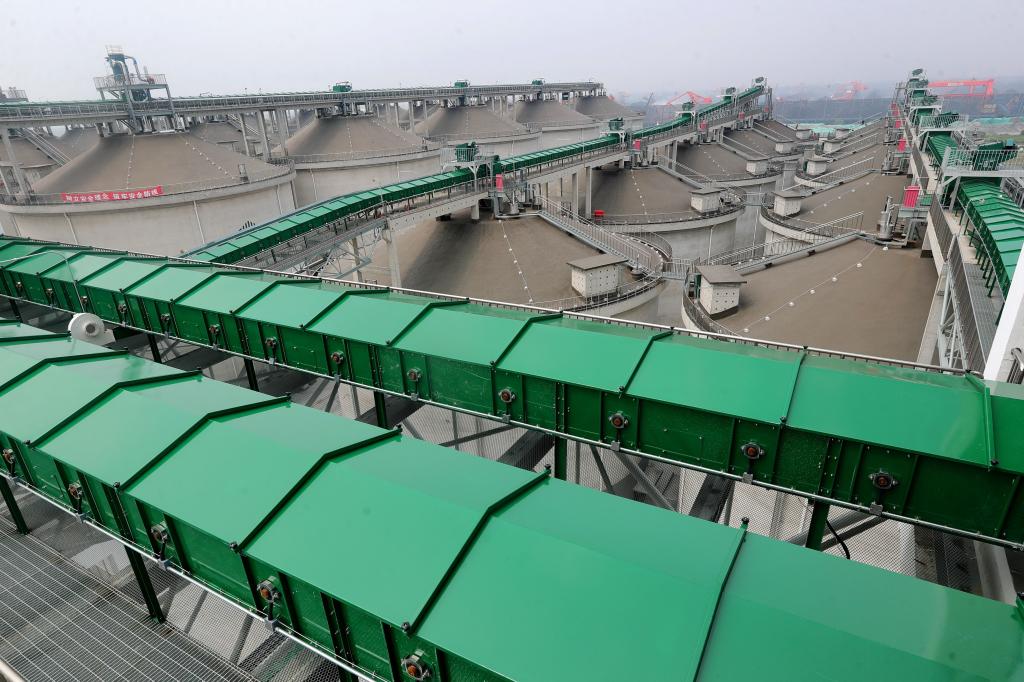 中儲糧秦皇島直屬庫海港糧儲基地項目竣工投産