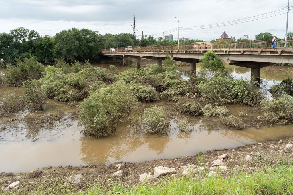 俄羅斯烏蘇裏斯克市：洪水過後