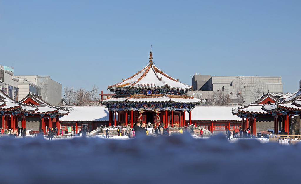 瀋陽故宮迎初雪