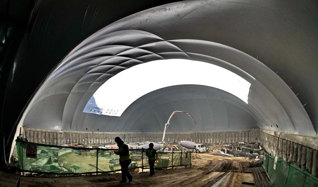 建築工地有了“環保大氣球”