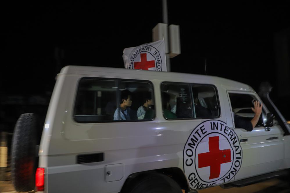 哈馬斯釋放第二批被扣押人員