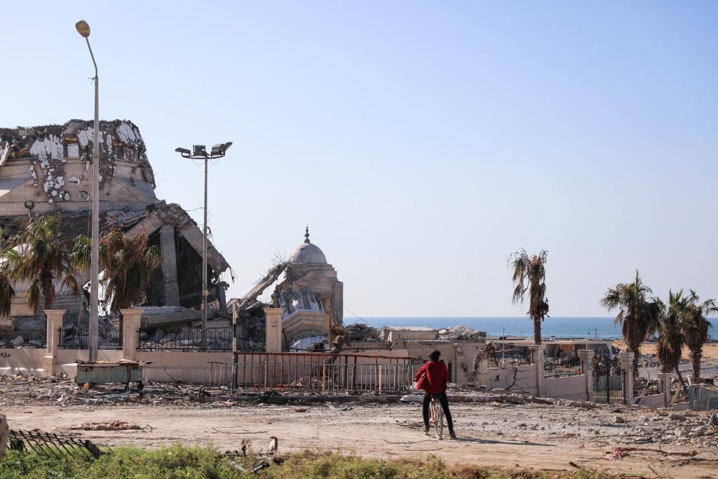 停火中的加沙城