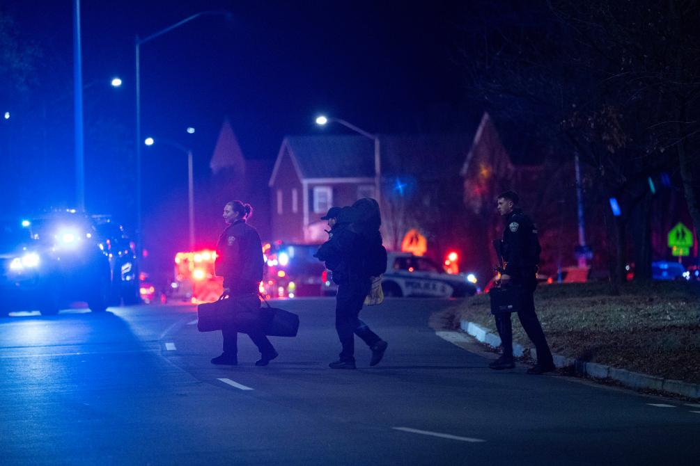 美國弗吉尼亞州阿靈頓一住宅發生爆炸