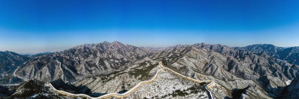 北京：冬日長城美