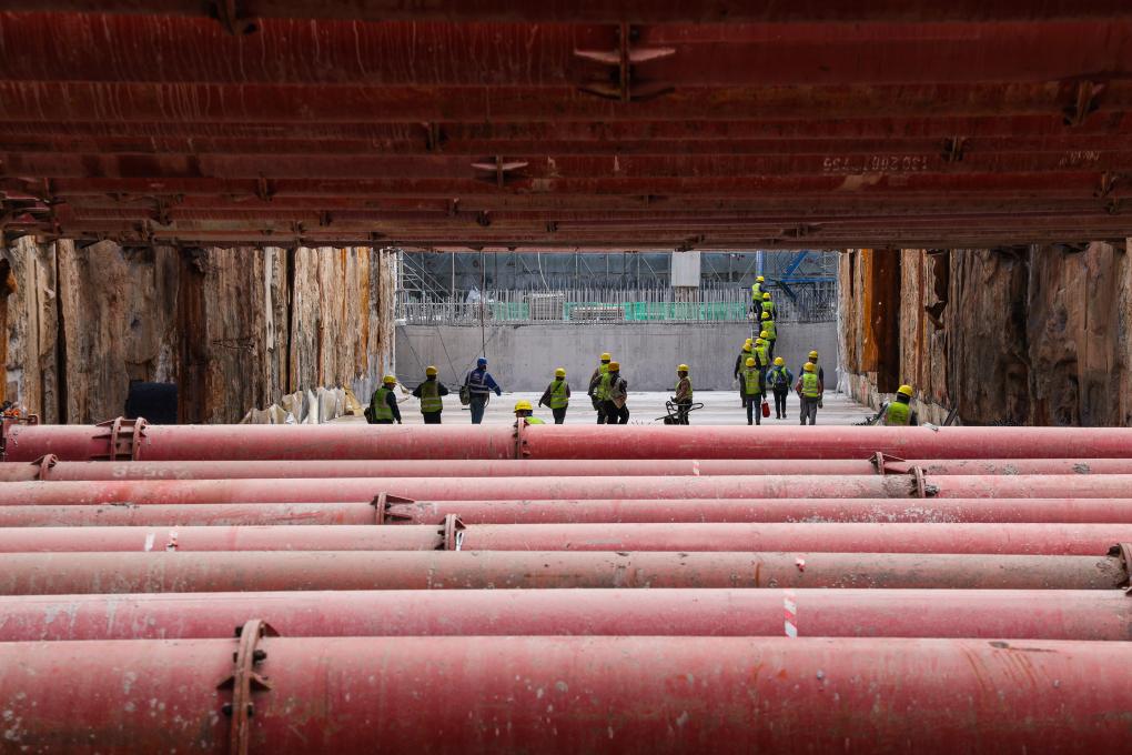 深江鐵路深莞隧道準備盾構