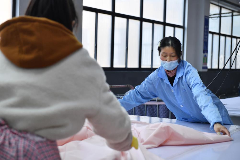 江蘇海門：家紡企業産銷兩旺