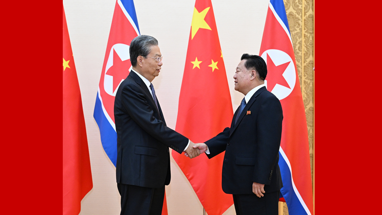 趙樂際同崔龍海會談並共同出席“中朝友好年”開幕式活動
