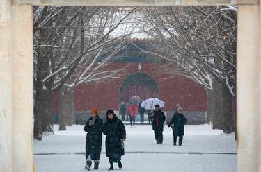 北京啟動暴雪、寒潮、道路結冰三重氣象預警