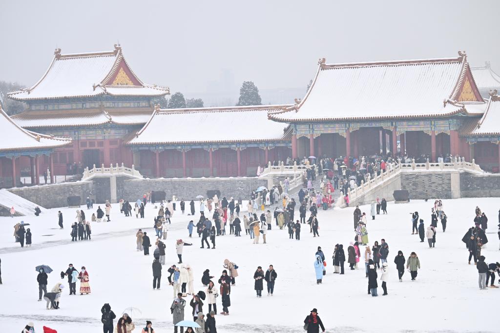 故宮賞雪