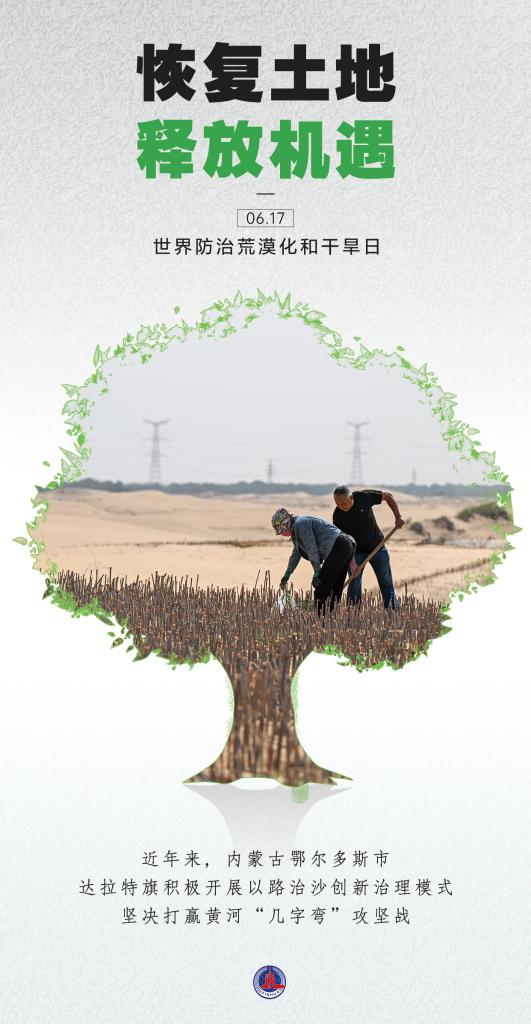 世界防治荒漠化和乾旱日 | 恢復土地  釋放機遇