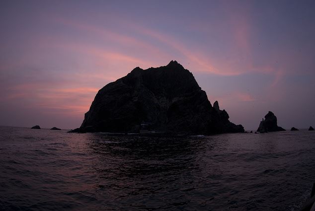 韓媒記者拍攝獨島迎接光復70周年