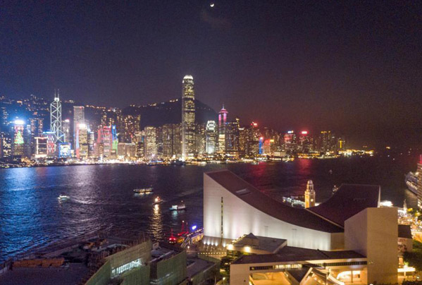 航拍香港 換一個角度感受璀璨的“東方之珠”