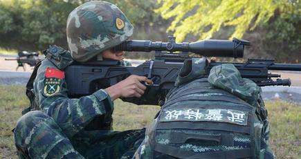 武裝警察特戦隊員、選抜試験の様子