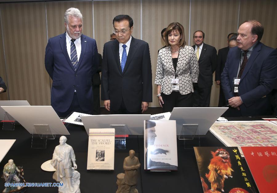El primer ministro chino, Li Keqiang, sostuvo reuniones con el alcalde de Montreal, Denis Coderre, y con el premier de Quebec, Philippe Couillard, el viernes, haciendo un llamamiento para que continúen encabezando la cooperación China-Canadá a nivel local.