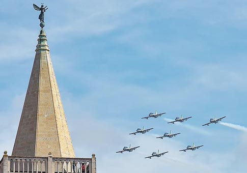 Escuadrón acrobático de la Fuerza Aérea de Italia "Frecce Tricolori"